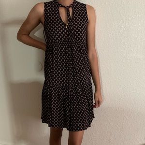 Black Patterned Dress